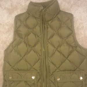Green *like new* Jcrew vest